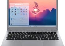 OEDODO 14” Laptop, Computer with Windows 11, 12GB RAM, 256GB Flash Memory, Intel Celeron, UHD Graphics, WiFi, Webcam