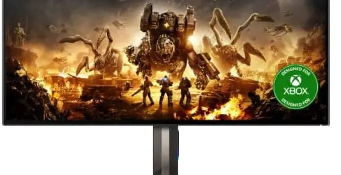 Philips Computer Monitors Momentum 279M1RV 27″ 4K HDR Gaming Monitor with Nano IPS, 144Hz, 1 ms, NVIDIA G-SYNC Compatible, Ambiglow, 4Yr Advance Replacement, Black/Silver, Height-Adjustable