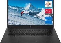 [Windows 11 Home] Newest HP 17 Laptop, 17.3″ HD+ Screen, AMD Athlon Gold 3150U Processor, 32GB DDR4 RAM, 1TB PCIe SSD, Wi-Fi, Webcam, Zoom Meeting, HDMI, Black