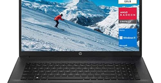 [Windows 11 Home] Newest HP 17 Laptop, 17.3″ HD+ Screen, AMD Athlon Gold 3150U Processor, 32GB DDR4 RAM, 1TB PCIe SSD, Wi-Fi, Webcam, Zoom Meeting, HDMI, Black
