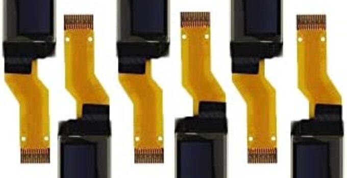 6PCS OLED LCD Display Module, 0.91″ 4 Wire SPI Serial OLED Screen Driver,128×32 3.3V ~ 4.2V for Ledger Nano S