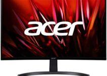 Acer ED273 Pbiipx 27″ Full HD 1920 x 1080 VA 1500R Curved Gaming Monitor | AMD FreeSync Premium | 165Hz Refresh Rate | 1ms (VRB) | ZeroFrame Design | 1 x Display Port 1.4 & 2 x HDMI 2.0 Ports