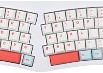 EPOMAKER Feker Alice Layout Gasket 68-Key Hot Swappable Bluetooth/2.4Ghz/ Type-C Wired/Wireless Gaming Keyboard, with 8000mAh Battery, NKRO, RGB Backlight, Dye-sub PBT Keycaps, for Win/Mac(White)