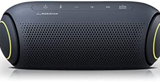 LG XBOOM Go Portable Bluetooth Speaker PL5 – LED Lighting and up to 18-Hour Battery