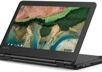 Lenovo 11.6″ 300e Chromebook Touchscreen LCD 2 in 1- MediaTek M8173C Quad-core 2.1GHz 4GB LPDDR3 32GB Flash Memory Chrome OS Model 81H00000US (Renewed)