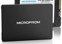 MICROFROM 1TB SSD SATA III 6GB/s 3D NAND 2.5” Internal Solid State Hard Drive, Read Speed Up to 550MB/s, Compatible with Laptop and PC Desktop