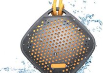 Portable Mini Shower Speaker, LEZII IPX5 Waterproof Wireless Outdoor Speaker with HD Sound, Lanyard, Built-in Mic, Travel Speaker Support TF Card for Boating, Sports, Pool, Beach, Hiking, Bicycle