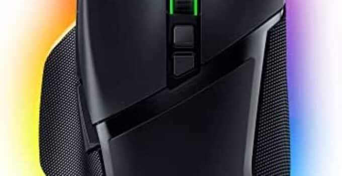 Razer Basilisk V3 Pro Customizable Wireless Gaming Mouse: Fast Optical Switches Gen-3 – HyperScroll Tilt Wheel – Chroma RGB – 11 Programmable Buttons – Focus Pro 30K Optical Sensor – Classic Black