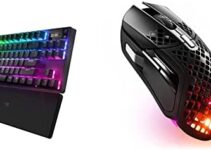 SteelSeries New Apex Pro TKL Wireless 2023 Ed. – World’s Fastest Mechanical Gaming Keyboard & Aerox 5 Wireless – Lightweight Wireless Gaming Mouse – 18000 CPI – TrueMove Air Optical Sensor