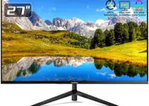 InnoView 27 inch Monitor 100HZ 4000:1 Contrast Ratio FHD 1080P Gaming Display Ultra-Thin Screen HDMI VESA Tilt Adjustable Computer Monitors 2W Built-in Speakers