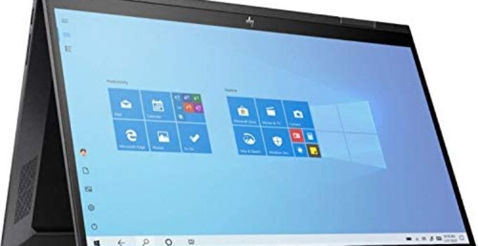 2020 Newest HP ENVY x360 2-in-1 Laptop, 15.6″ Full HD Touchscreen, AMD Ryzen 5 4500U Processor up to 4.0GHz, 8GB Memory, 256GB PCIe SSD, Backlit Keyboard, HDMI, Wi-Fi, Windows 10 Home, Nightfall Black