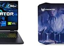 Acer Predator Helios 300 Gaming Laptop & Predator Alien Jungle Mousepad, Black