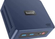 Beelink Mini S Mini PC with 11th Gen 4-Cores Processor N5095, 8GB DDR4 128G SSD Mini Desktop Computers, Micro Pc Dual HDMI 4K@60Hz/Gigabit Ethernet/Dual WiFi/BT4.0/Support 2.5″ HDD/SSD