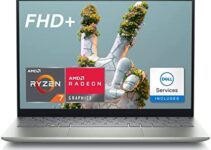 Dell Inspiron 14 5425 14″ Laptop Computer – FHD+ (1920 x 1200) Display, AMD Ryzen7 5825U, 8GB DDR4 RAM, 512GB SSD, AMD Radeon Graphics, USB-C, HDMI, Bluetooth 5.2, Wi-Fi 6, Windows 11 Pro – Green