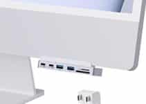 Hagibis iMac Hub with USB C 3.1, USB 3.0 Ports and SD/Micro SD Card Reader, USB-C Clamp Hub USB C Docking Station for 2021 iMac 24 inch (Without HDMI)