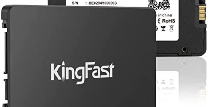 KingFast 512GB SSD SATA III 2.5 Inch Internal SSD – 6 Gb/s SSD Internal Hard Drive Up to 550 MB/s Compatible with Laptop & PC Desktop