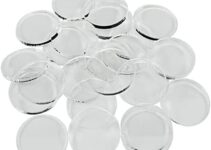 LITKO Clear Miniature Bases, Circular 1 Inch, 3mm Clear (25)