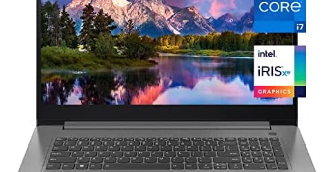 Lenovo IdeaPad 3 Laptop, 17.3″ HD+ Display, Intel Core i7-1165G7, Intel Iris Xe Graphics, Wi-Fi 6, Fingerprint Reader, Long Battery Life, Windows 11 (36GB RAM | 1TB PCIe SSD)