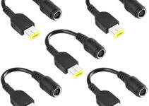 Purpleleaf Power Supply Converter Charger Cable Adapter for Lenovo ThinkPad X1 Carbon 0B47046 Laptop for Lenovo Ideapad Yoga 11, 11s, 13, 2 Pro, Flex 14, 15; ThinkPad Helix, x240, Carbon X1 (5 Pack