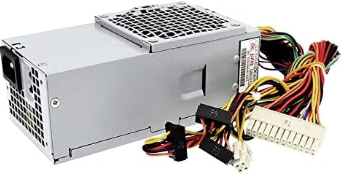 Upgraded L250NS-00 Power Supply 250W Compatible with DELL Optiplex 390 790 990 3010 DT Inspiron 530s 537s 540s 545s 546s 560s 570s 580s Vostro 200s 220s 230s 400s Studio 540s Slim DT Systems D250AD-00