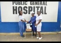 UTech student gifts nebulisers to hospital
