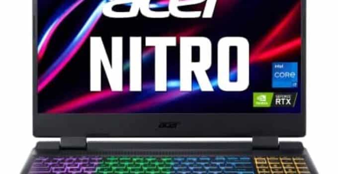 Acer Nitro 5 AN515-58-7583 Gaming Laptop | Intel Core i7-12700H | NVIDIA GeForce RTX 3070 Ti Laptop GPU | 15.6″ QHD 165Hz 3ms IPS Display | 16GB DDR4 | 2TB SSD in RAID 0 | Killer WiFi 6 | RGB Keyboard