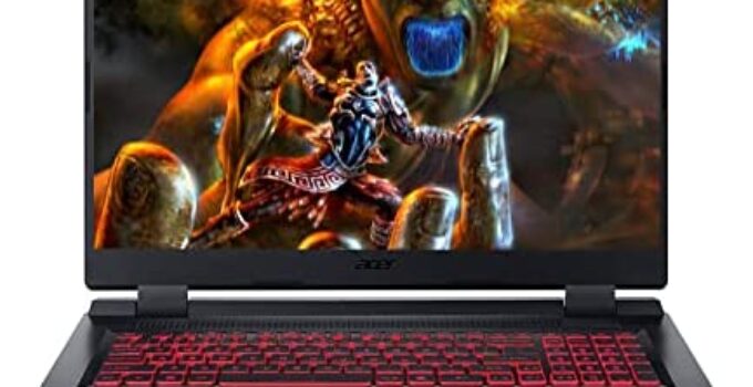 Acer Nitro Gaming Laptop 17.3″ FHD IPS 144Hz Gamer Laptops Newest, Intel 12Cores i5-12500H Up to 4.5GHz, 24GB RAM 1TB SSD,GeForce RTX 3050, Backlit Keyboard, Thunderbolt 4, Win 11 +CUE Accessories