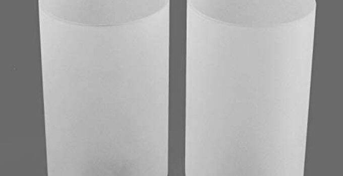 Eumyviv 2 Pack Frosted Glass Lamp Shade, Accessory Glass Fixture Replacement Globe or Lampshade with 1-5/8-Inch Fitter Opening A00019