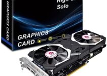 GPVHOSO RX580 8G Graphics Card, 8GB GDDR5 (256bit) Graphics Card2048SP, with Dual Fan Cooling System, HDMI, DP,DVI-Output, Express 3.0, for Computer Gaming Video Editing
