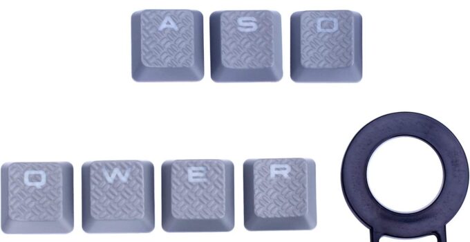 Grey Performance keycaps FPS Backlit Key Caps Compatible for Cherry MX Low Profile Key/Switch Corsair Gaming Keyboards