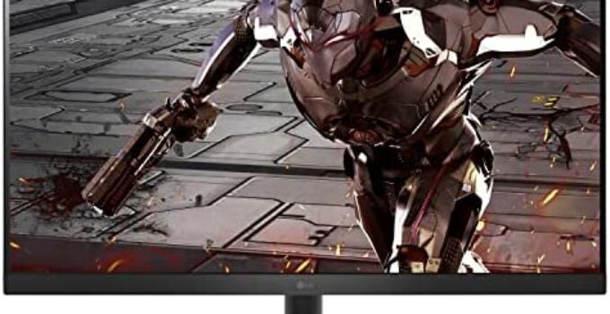 LG UltraGear FHD 32-Inch Gaming Monitor 32GN50R, VA 5ms (GtG) with HDR 10 Compatibility, NVIDIA G-SYNC, and AMD FreeSync Premium, 165Hz, Black