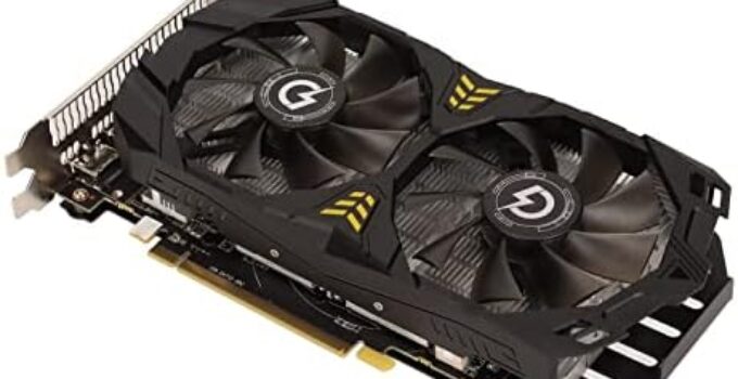 RX580 Graphics Card, 8G Gaming Graphics Card GDDR5 256bit Dual Fan Support HDMI 3 DP Graphics Card with PCB Board,1244MHz/14000MHz Video Card
