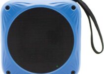 Sunfox Waterproof Bluetooth Speaker | Solar & USB Rechargeable | 20H Playtime | Built-in Mic | Great for Beach, Bike, Pool, Shower, Travel | Wireless, Portable Speaker for iPhone, Samsung and More