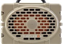 Turtlebox Gen 2: Loud! Outdoor Portable Bluetooth 5.0 Speaker | Rugged, IP67, Waterproof, Impact Resistant & Dustproof (Rich, Full Sound, Plays to 120db, Pair 2X for True L-R Stereo), Field Tan