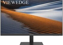 Viewedge 24 Inch 1080p Office PC Monitor with FHD 75 Hz 5ms VA | Ultra Thin Bezel Screen Design | Eye Protection, Adaptive Sync Feature – Use for Home/Office/Security