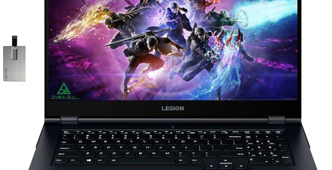 Lenovo 2023 Legion 5 17.3" 144Hz Gaming Laptop, AMD Ryzen 7 5800H, 32GB RAM, 1TB PCIe SSD, NVIDIA GeForce RTX 3050, Backlit Keyboard, WiFi 6, Phantom Blue, Win 11 Pro, 32GB SnowBell USB Card