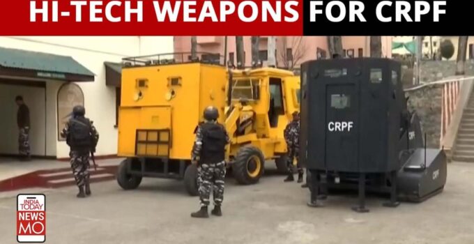 Kashmir: CRPF unveils Hi-tech CSRVs to combat terrorism