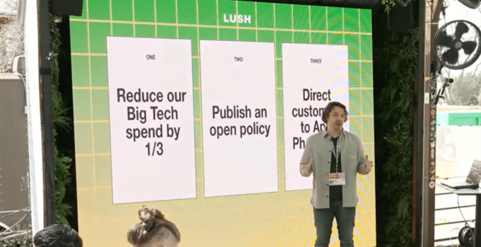 Lush declares war on Google and big tech