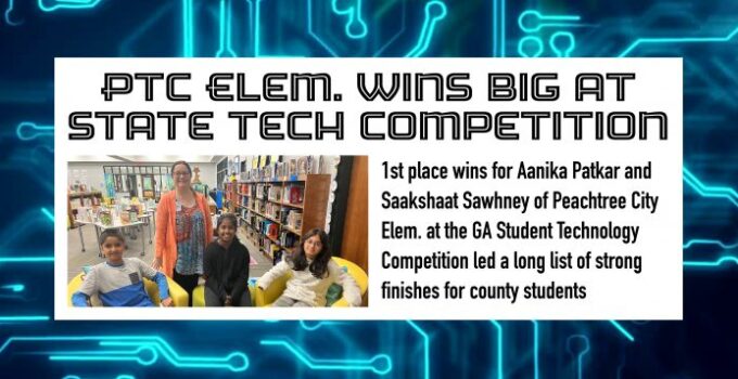 PTC Elem. pair wins at state tech competition