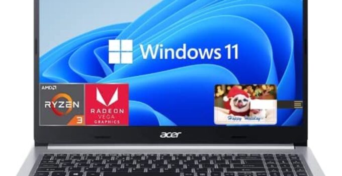 Acer Newest Aspire 5 15.6″ FHD Laptop Computer Ryzen 3 3350U Quad-Core Mobile Processor 20GB RAM 1TB SSD, Backlit KB, Fingerprint Reader, WiFi6, HDMI, Windows 11 S Model , E.S 32GB USB Card