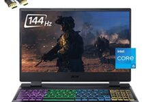 Acer Nitro 5 Gaming Laptop, 15.6″ FHD 144Hz IPS, 12th Gen Intel 12-Core i5-12500H, GeForce RTX 3060 140W, 32GB RAM, 1TB PCIe SSD+2TB HDD, VR Ready, TB4, WiFi6, 4-Zone RGB, SPS HDMI 2.1 Cable, Win 11