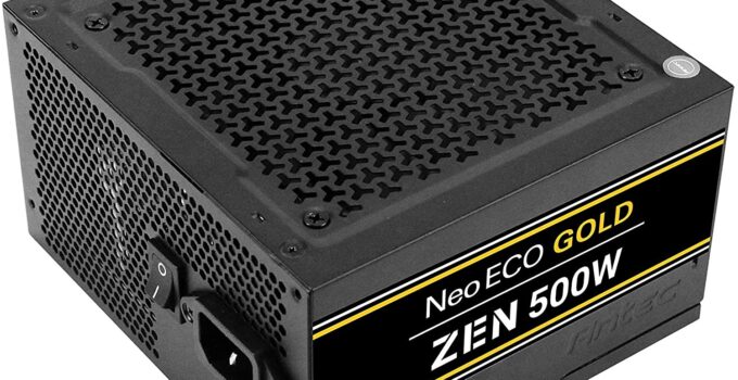 Antec NeoECO Gold Zen Series NE500G Zen 500W ATX12V 2.4 80 Plus Gold Certified Non-Modular Active PFC Power Supply