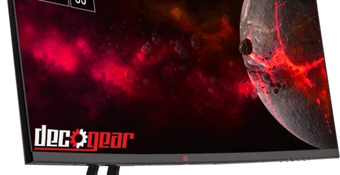 Deco Gear 35” Curved Gaming Ultrawide Monitor, 3440×1440, 120hz, 1ms MPRT, 21:9, 99% sRGB