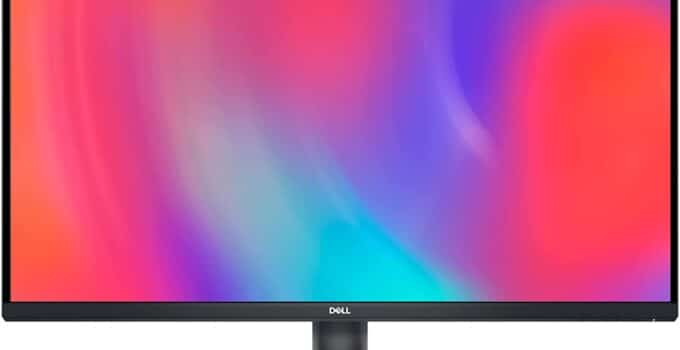 Dell 32 Inch 4K Monitor, UHD (3840 x 2160), 60Hz, Dual HDMI 2.0, DisplayPort 1.2, 4ms Gray-to-Gray in Extreme Mode, 1.07 Billion Colors, SE3223Q – Black