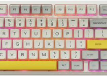 EPOMAKER TH96 96% Hot Swap RGB QMK/VIA Programmable Gasket Mounted Mechanical Gaming Keyboard with South-Facing RGB LEDs, MDA Profile Keycaps, Knob Control for Windows/Mac((Theory MDA, Flamingo)