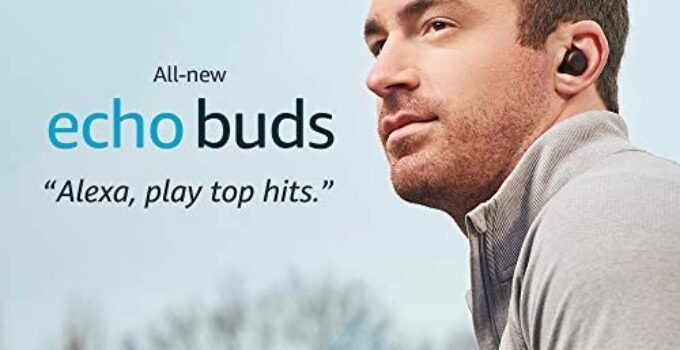 Echo Buds (2nd Gen) | True wireless earbuds with active noise cancellation and Alexa | Black