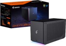 Gigabyte AORUS RTX 3080 Gaming Box (REV2.0) eGPU, WATERFORCE All-in-One Cooling System, LHR, Thunderbolt 3, GV-N3080IXEB-10GD REV2.0 External Graphics Card