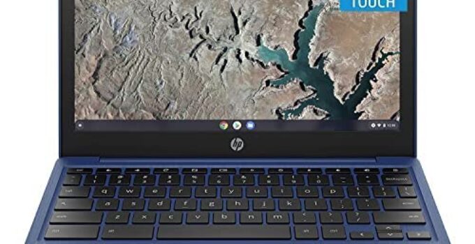 HP Chromebook 11-inch IPS Touchscreen Laptop, MediaTek MT8183 Octa-Core Processor, 4GB RAM, 32GB eMMC Storage, WiFi, Webcam, USB Type C, Chrome OS (Renewed)