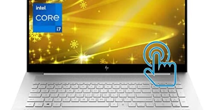 HP Envy Laptop, 17.3″ IPS Touchscreen, Intel Core i7-1255U, GeForce MX 550, Backlit Keyboard, Fingerprint Reader, Wi-Fi 6, Audio by Bang & Olufsen, Win 11 (32GB RAM | 1TB PCIe SSD)
