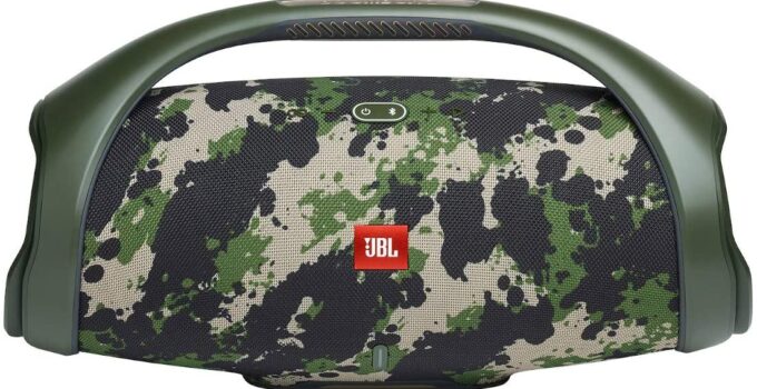 JBL Boombox 2 – Portable Bluetooth Speaker, Powerful Sound and Monstrous Bass, IPX7 Waterproof, 24 hours of Playtime, Powerbank, JBL PartyBoost for Speaker Pairing for Home and Outdoor (Camo)